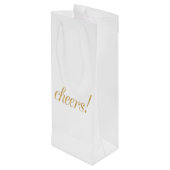 Goudchampagne/wijncadeautas, kaas, folielettertype wijn cadeautas (Achterkant Gekanteld)