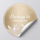  goudcirculaire Lotusventilator Ronde Sticker