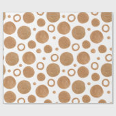 Goudcirkels en stippen cadeaupapier (Vlak)