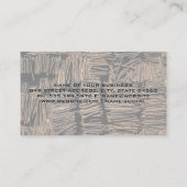 goudcirkelzaag | Lumber Yard Visitekaartje (Achterkant)