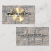 goudcirkelzaag | Lumber Yard Visitekaartje (Voorkant / Achterkant)