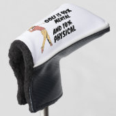 Goudcitaten Golfheadcover (3/4 voorkant)