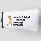 Goudcitaten Golfheadcover (Voorkant)