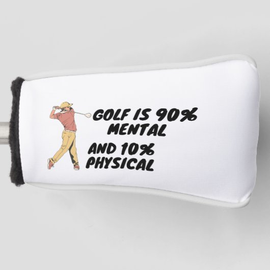 Goudcitaten Golfheadcover (Voorkant)