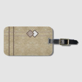 gouddamp bagagelabel (Voorkant (horizontaal))