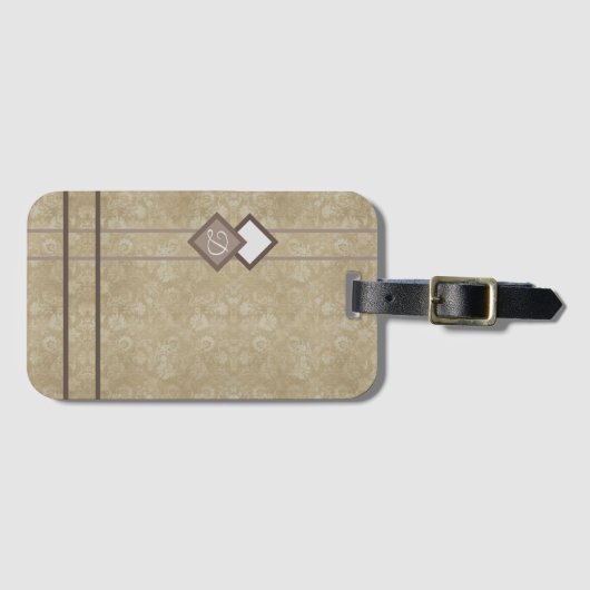 gouddamp bagagelabel (Voorkant (horizontaal))