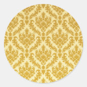 gouddamp ronde sticker (Voorkant)