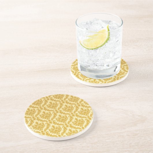 gouddamp zandsteen onderzetter (Zijkant)