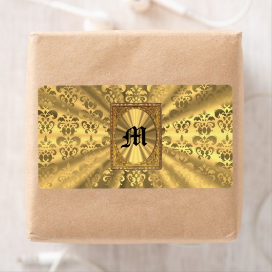 Gouddampmonogram Etiket (Insitu)