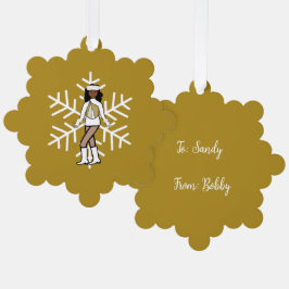 gouddanseres ornament kaart