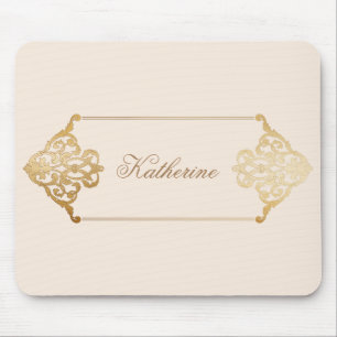  gouddecoratief ornament monogram muismat