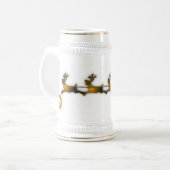 Gouddeer kerstkerstkerstklep bierpul (Voorkant links)