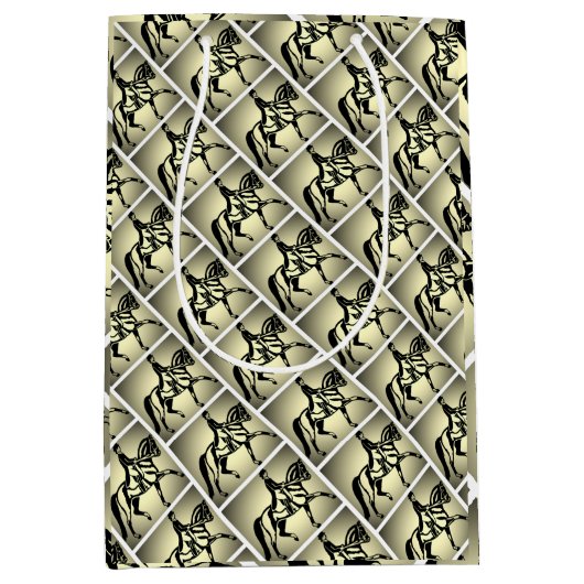 gouddeerder medium cadeauzakje (Voorkant)