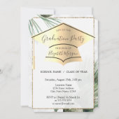 Gouddegraatkap, palmbladeren Afstuderen Kaart (Voorkant)