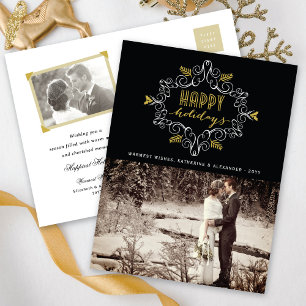  gouddeklaag als positief Prettige feestdagen