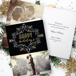 gouddeklaag als positief Prettige feestdagen