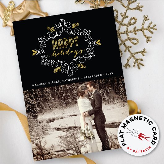 gouddeklaag als positief Prettige feestdagen