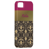 Gouddemker en rood Case-Mate iPhone case (Back/Rechts)