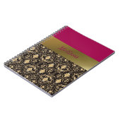 Gouddemker en rood notitieboek (Linkerzijde)