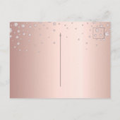 gouddiamanten van het Birthday-roos, met uitzonder Briefkaart (Achterkant)