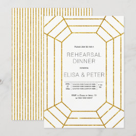 Gouddiamantjuwelen bruiloft, diner kaart