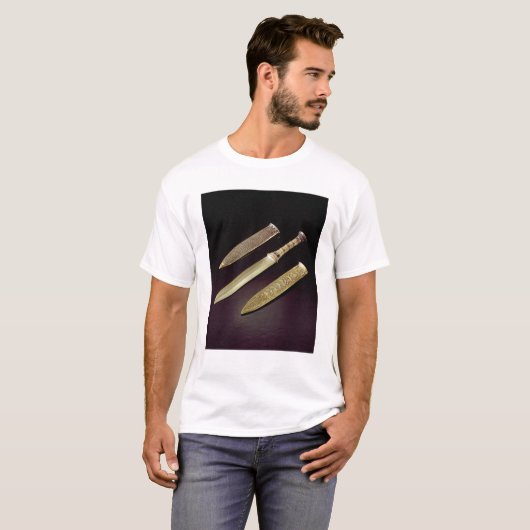 gouddolk en mantel t-shirt (Voorkant volledig)