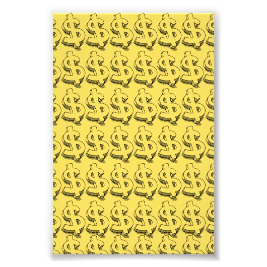 gouddollar foto afdruk (Voorkant)