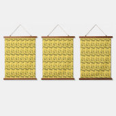 gouddollar hangend wandkleed (Driedubbel)