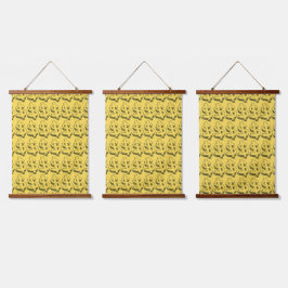 gouddollar hangend wandkleed