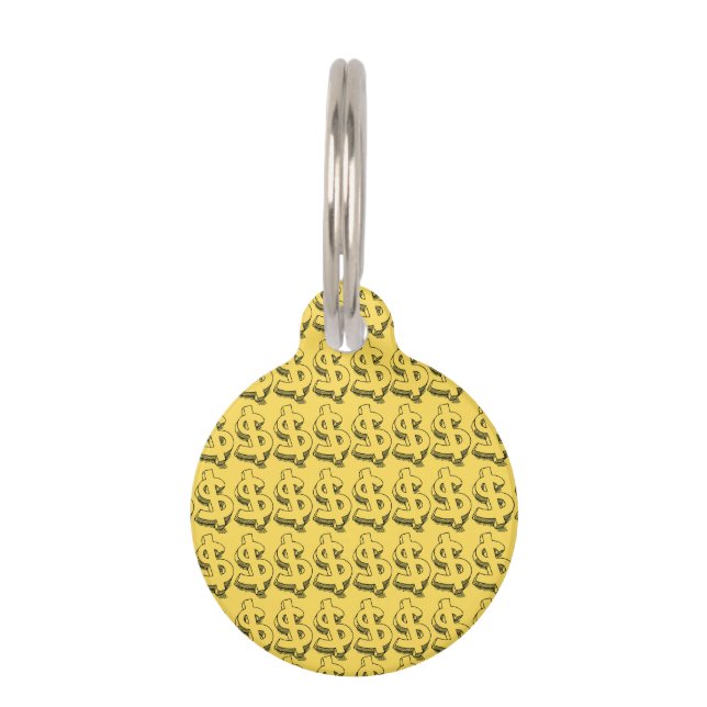 gouddollar huisdierpenning (Voorkant)