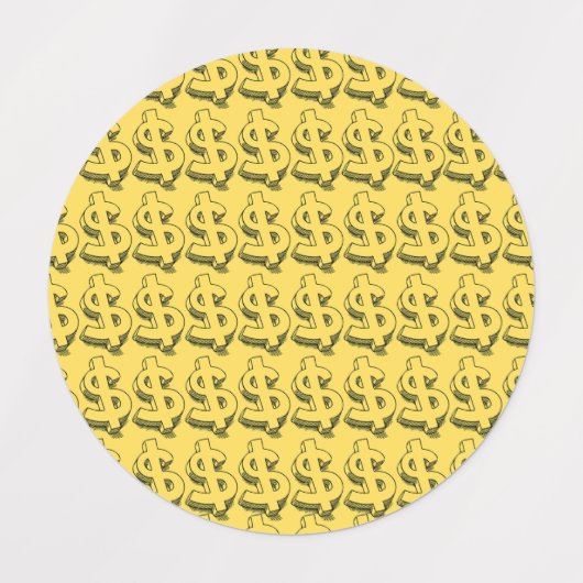 gouddollar labels (Design 1)