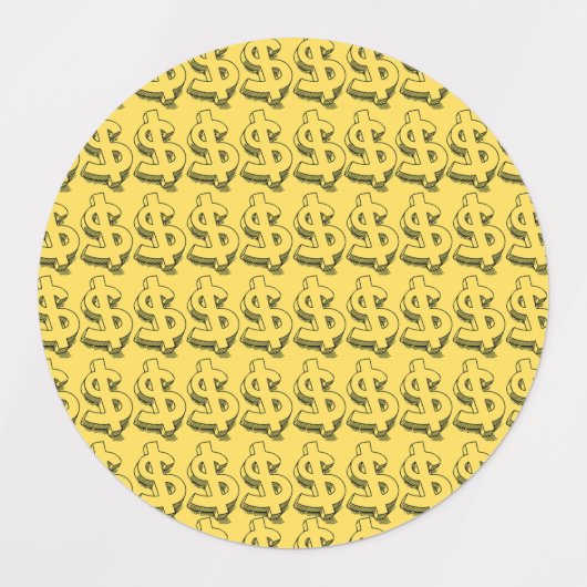 gouddollar labels (Design 1)