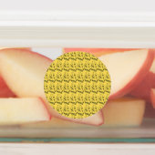 gouddollar labels (Aangebracht)