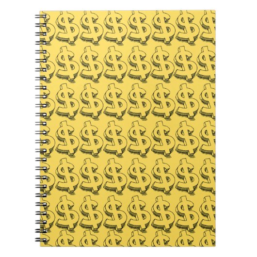 gouddollar notitieboek (Voorkant)