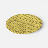 gouddollar papieren bordje (Gekanteld)