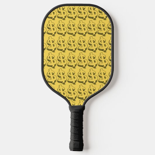 gouddollar pickleball paddle (Achterkant)
