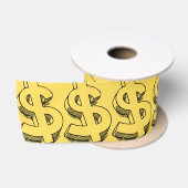 gouddollar satijnen lint (Spoel)