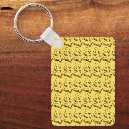 gouddollar sleutelhanger (Voorkant)