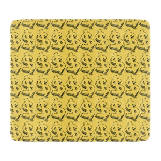 gouddollar snijplank (Voorkant)