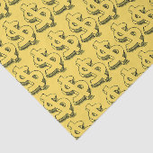 gouddollar tissuepapier (Detail)