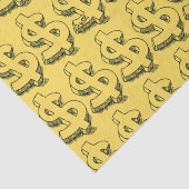 gouddollar tissuepapier (Detail)