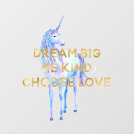 Gouddromen kiezen voor liefdesorps raamsticker