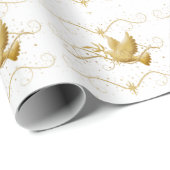 Goudduif vrede cadeaupapier (Rol Hoek)