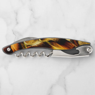 Goudduinen met verbrande delen kurkentrekker