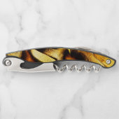 Goudduinen met verbrande delen kurkentrekker (Voorkant)