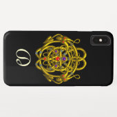 GOUDE CELTISCHE KENNIS MET TWEE TEKENS Case-Mate iPhone CASE (Achterkant (horizontaal))