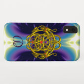 GOUDE CELTISCHE KENNIS MET TWEE TEKENS Case-Mate iPhone CASE (Achterkant (horizontaal))