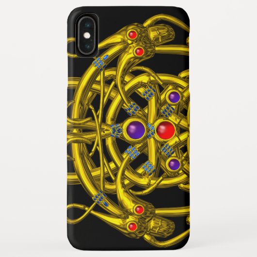 GOUDE CELTISCHE KENNIS MET TWEE TEKENS Case-Mate iPhone CASE (Achterkant)