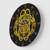 GOUDE CELTISCHE KENNIS MET TWEE TEKENS GROTE KLOK (Hoek)