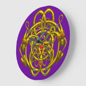 GOUDE CELTISCHE KENNIS MET TWEE TEKENS GROTE KLOK (Hoek)